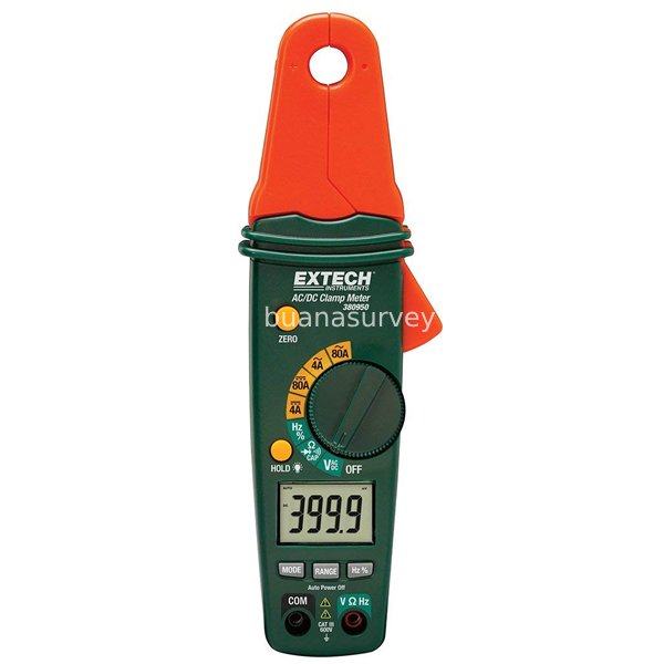 Extech 380950-NIST Clamp Meter Mini 80A AC/DC w/NIST