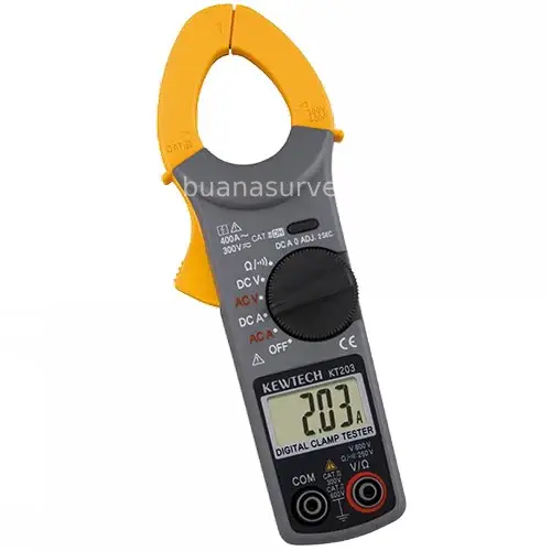 Kyoritsu KT203 Digital Clamp Meter 400 Ampere AC DC